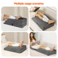 Leg Wedge Ergonomic Booster 3-Height Adjustable Memory Foam Leg Support Pillow with Washable Cover for Ankle Foot Rest Surgery Recovery and Pain Relief