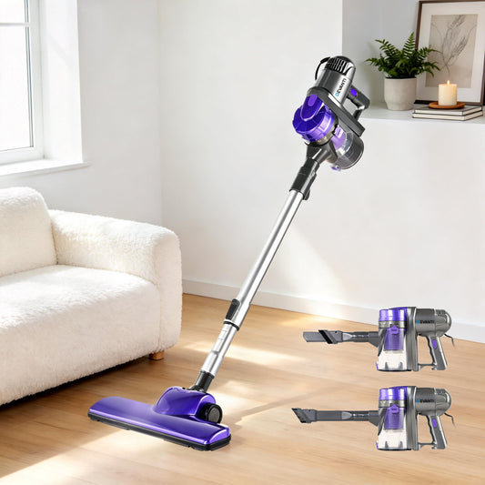 Handheld Vacuum Cleaner Bagless, Purple/Silver