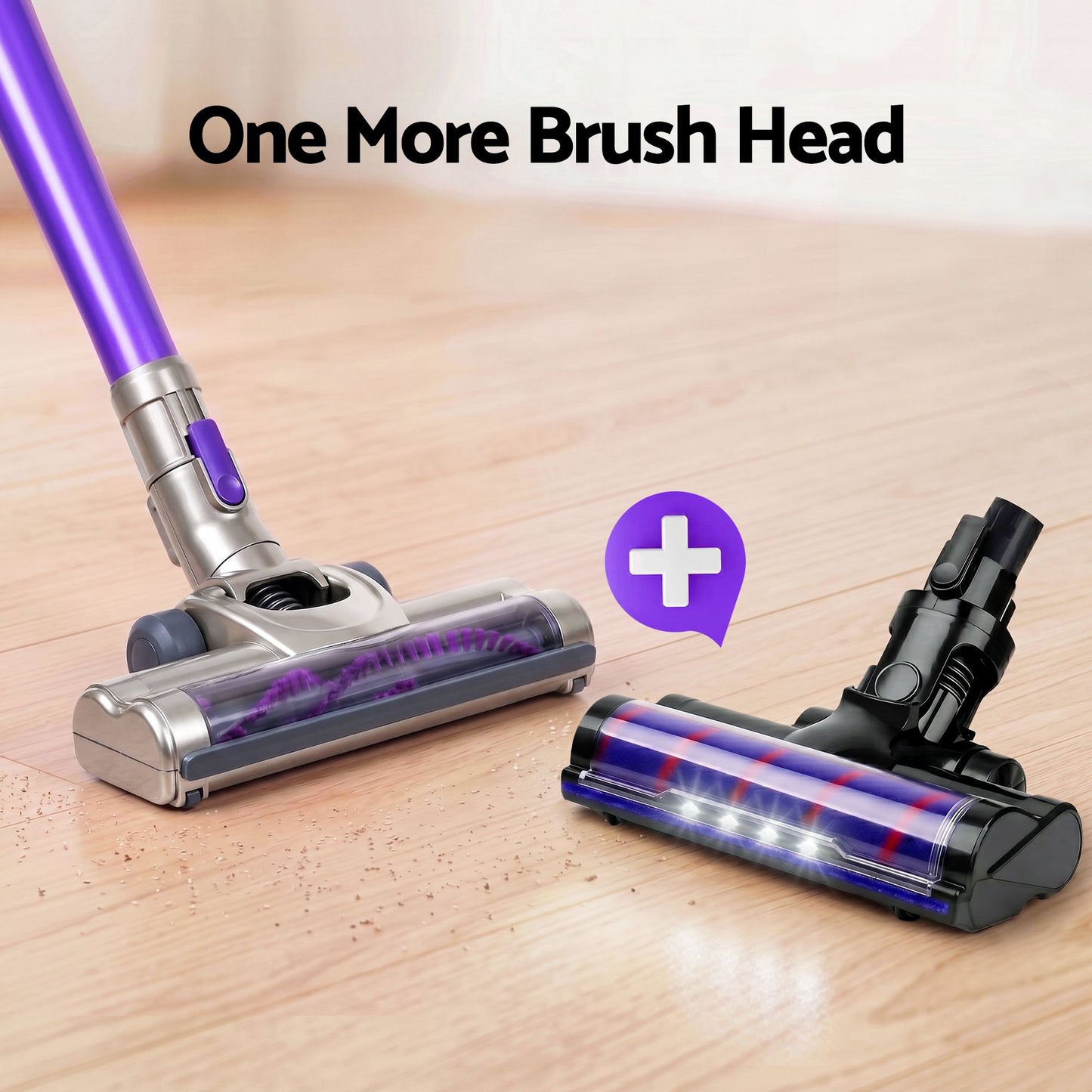 Cordless Handstick Vacuum Cleaner 150W - Purple & Grey