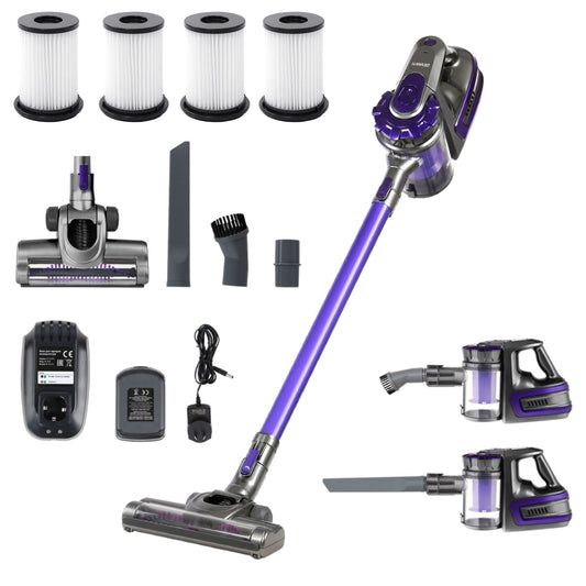 Handheld Vacuum Cleaner Stick Cordless Car Vacuum 2-Speed HEPA Filter