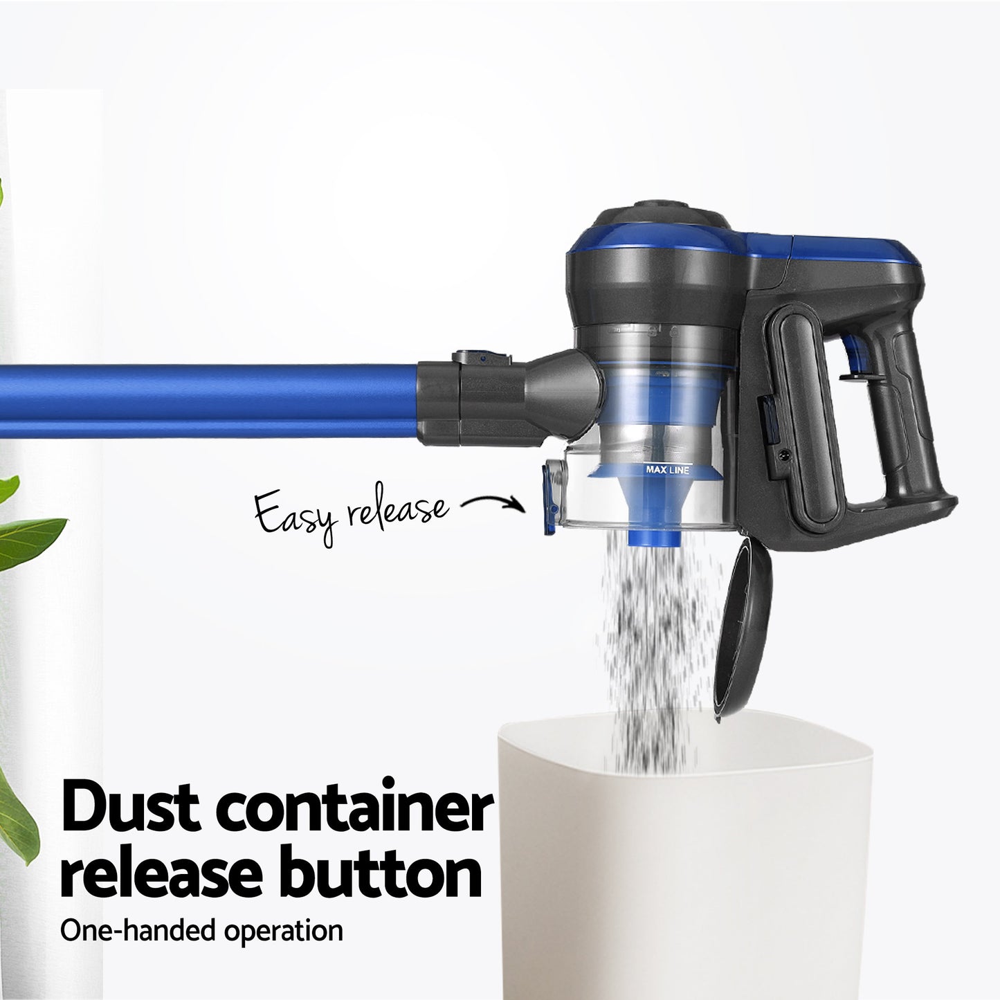 Handheld Vacuum Cleaner Brushless Cordless - 250W Blue