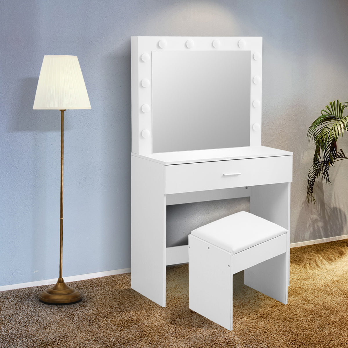 Levede Dressing Table Set Makeup Mirror