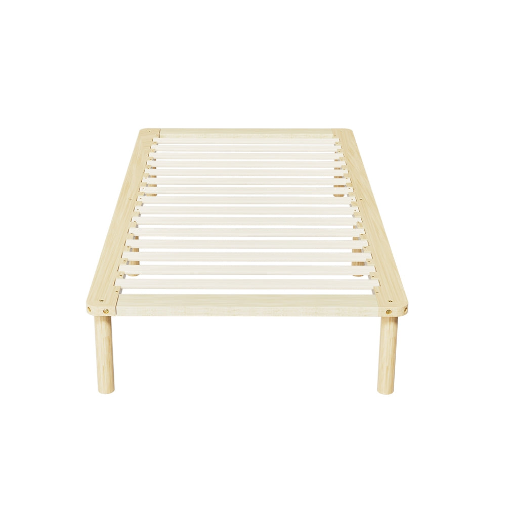 Bed Frame King Single Size Wooden Base Mattress Platform Timber Pine AMBA