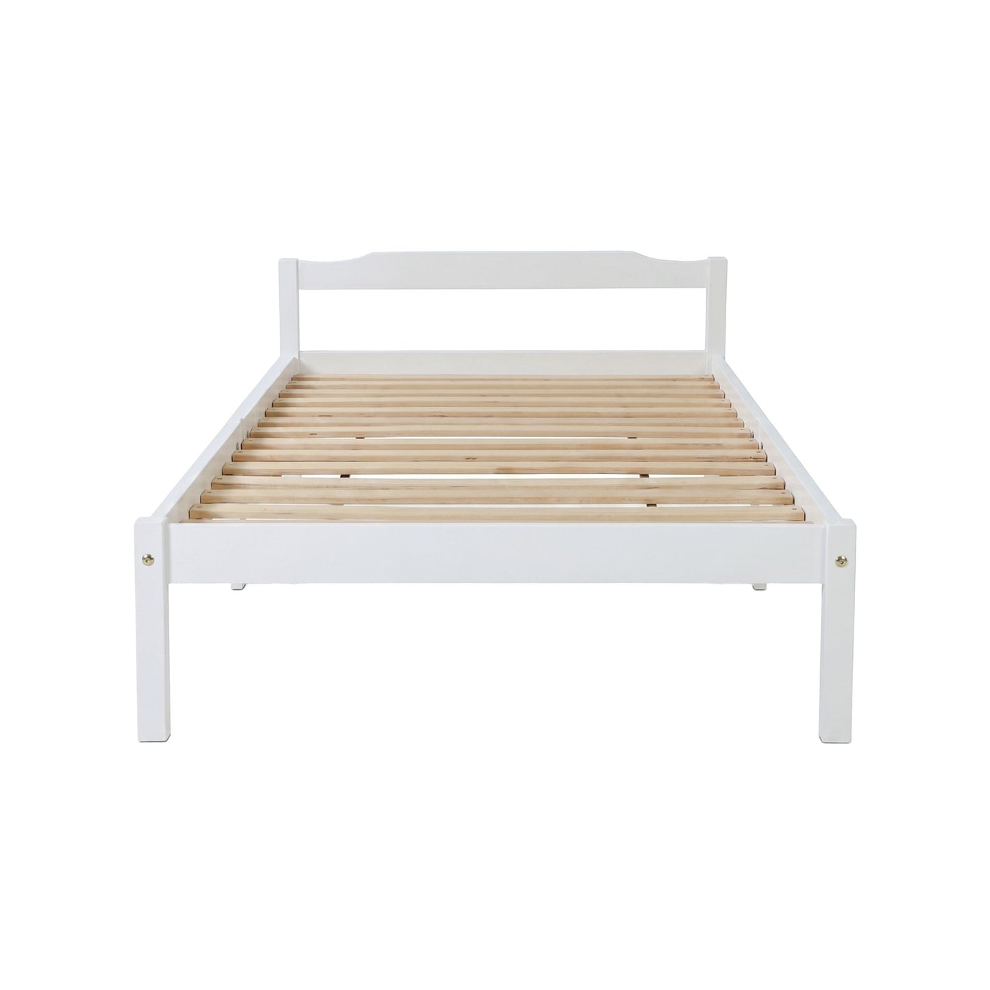 Bed frame with mattress base king single