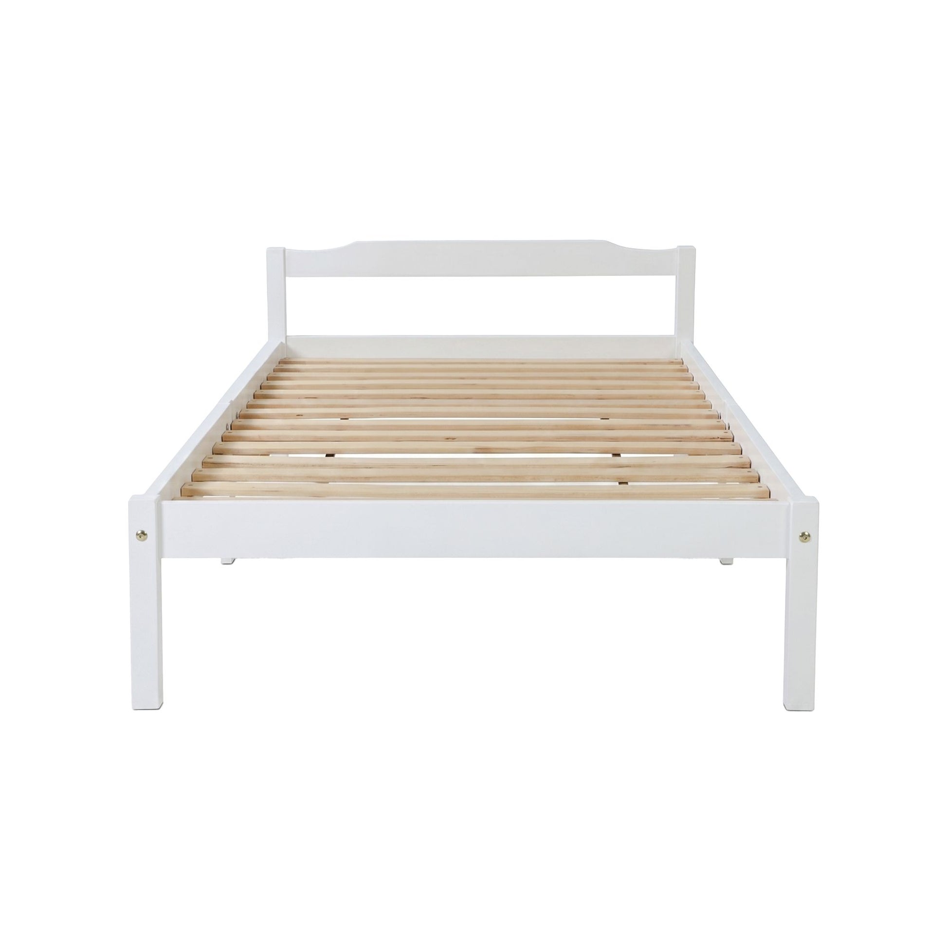 Bed frame with mattress base king single