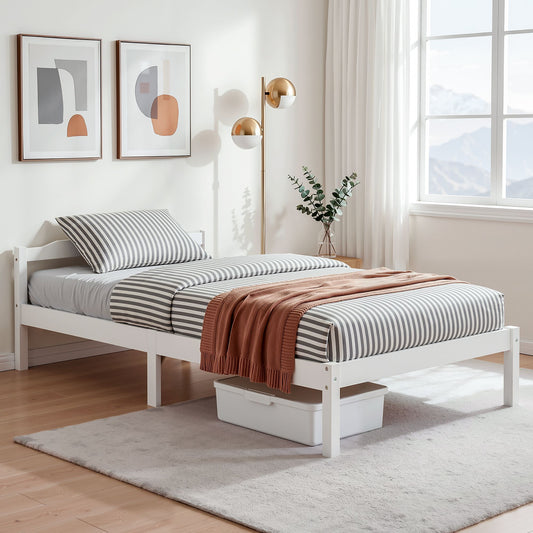 Wooden Bed Frame Mattress Base Single Size Timber