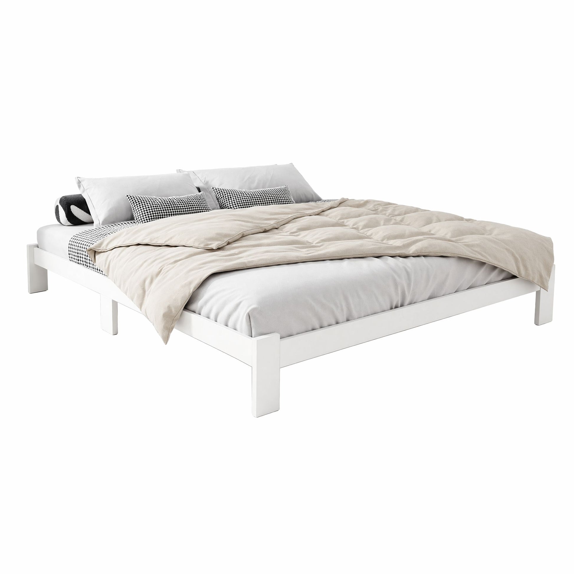 Queen wooden bed frame