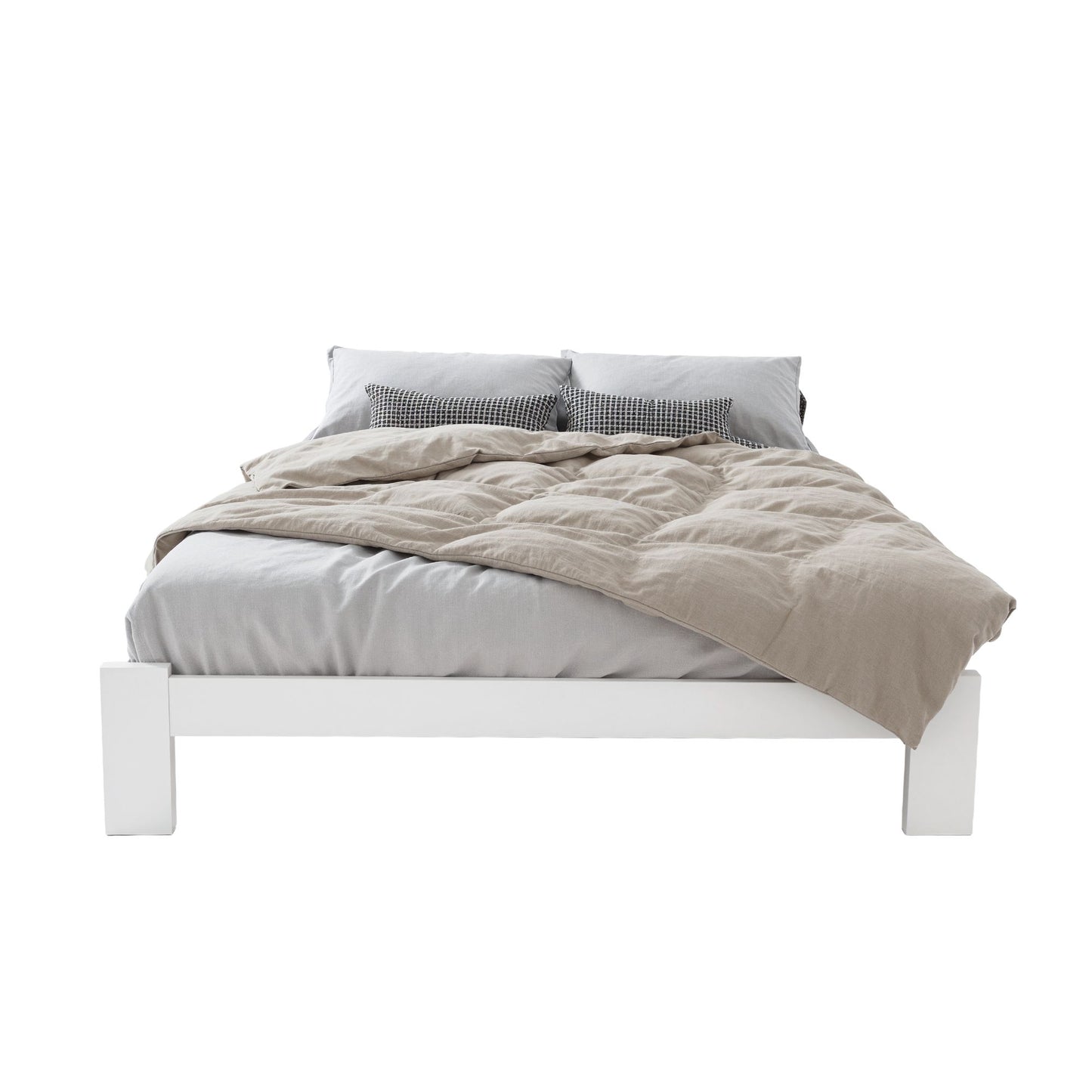 Bed Base Frame Size Timber Foundation Mattress Queen Wooden