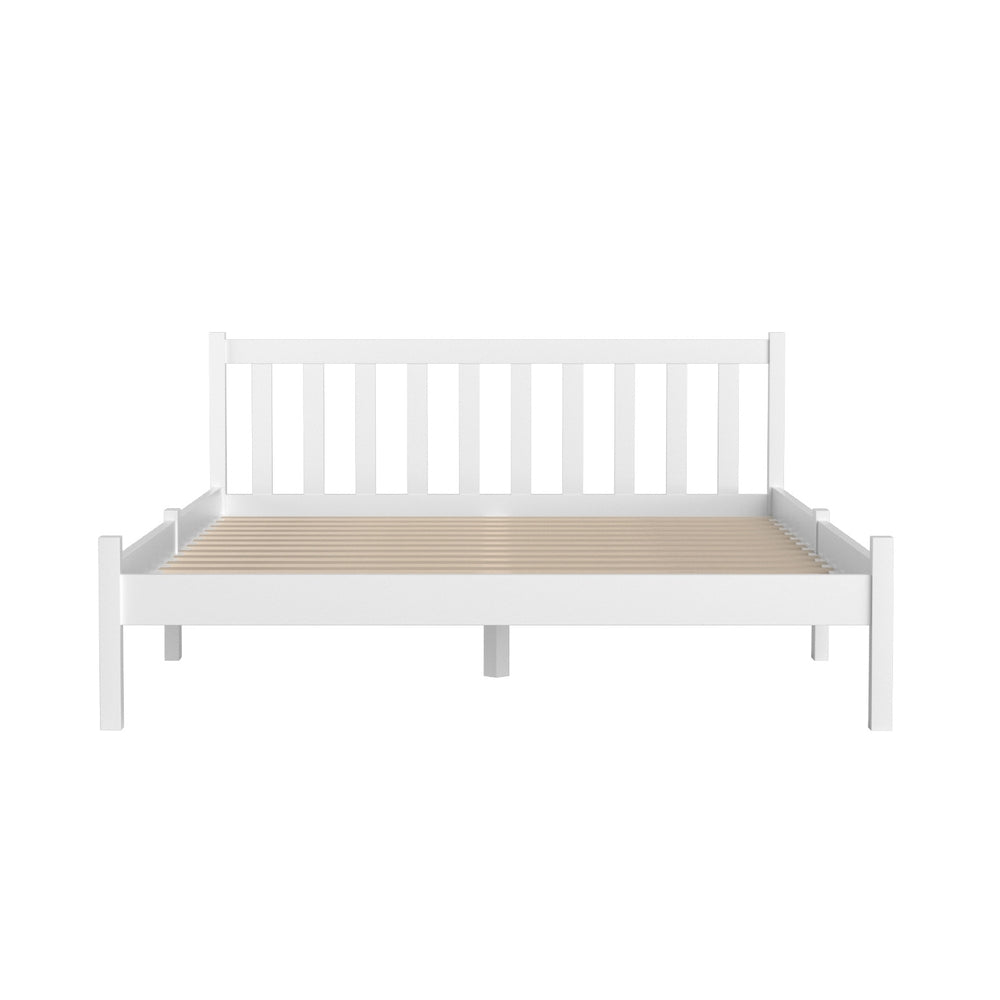 Bed Frame Double Full Size Pine Wooden Timber