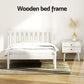 Bed Frame King Single Wooden Timber Mattress Size Base