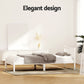 Frame King Single Wooden Timber Mattress Size Base Bedroom 001ks Bed