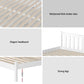 King Single Wooden Timber Mattress Size Base Bedroom 001ks Bed Frame