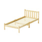 Bed Frame Single Size Wooden Oak