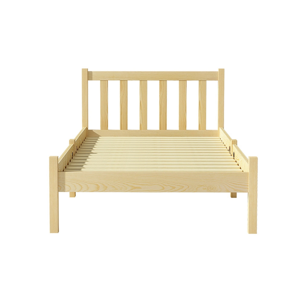 Bed Frame Single Size Wooden - Oak SOFIE