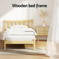 Bed Frame Single Size Wooden - Oak SOFIE