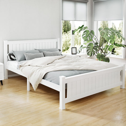 Queen wooden bed frame