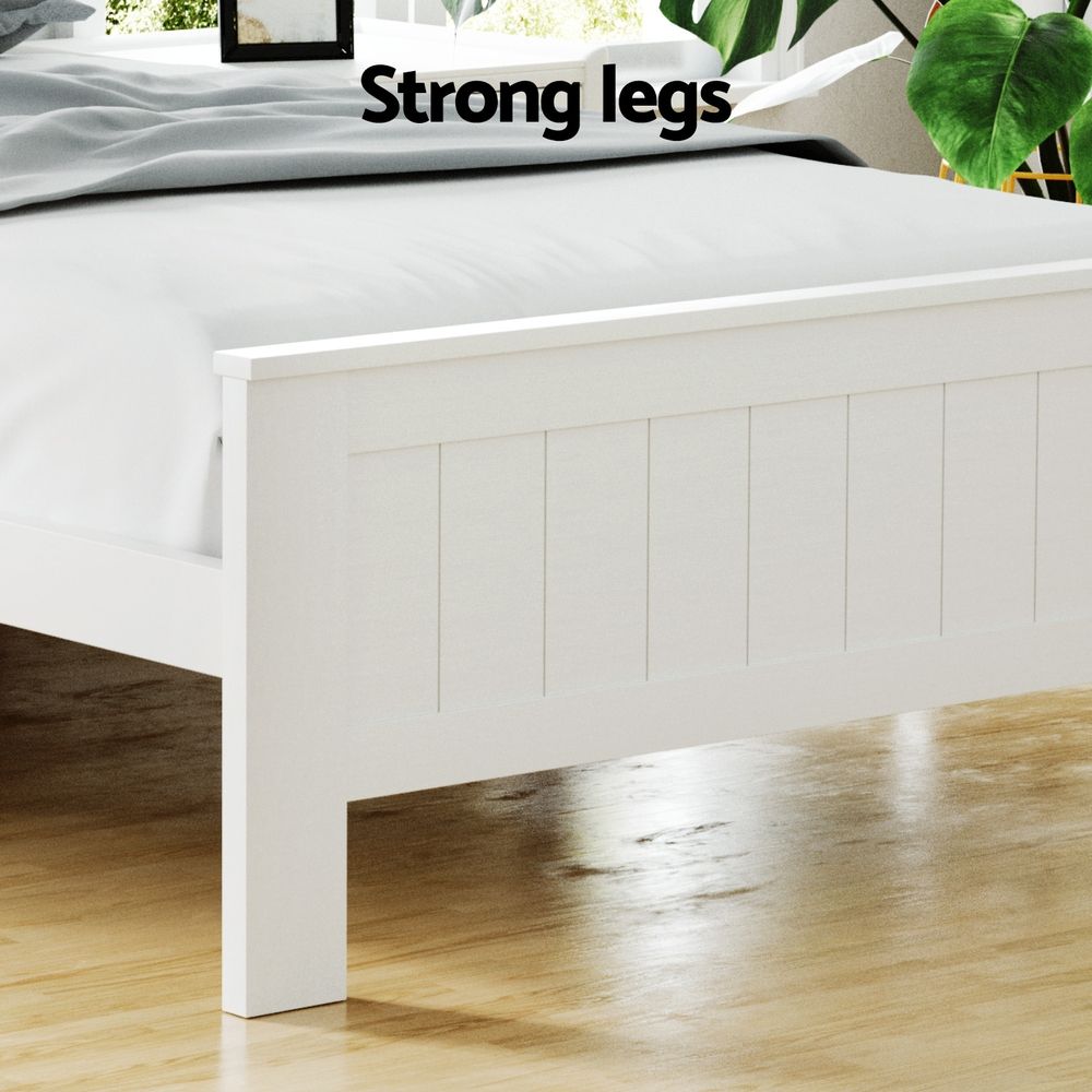 Wooden Timber Bed Frame King Single