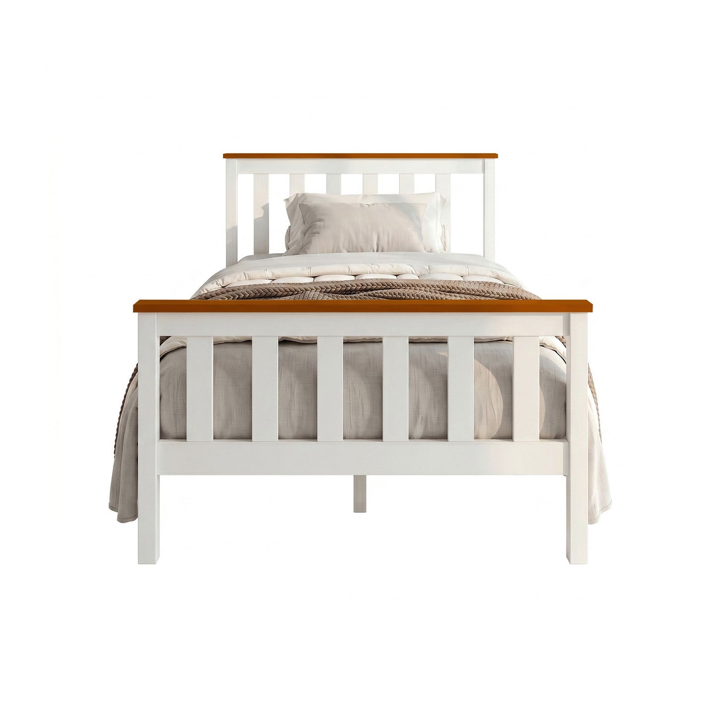 Bed Frame Single Wooden Bedroom Furniture for Kids