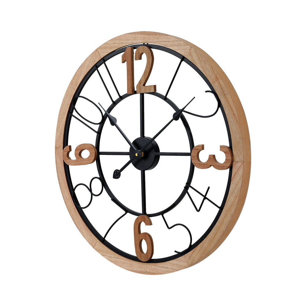 60CM Wall Clock Wooden