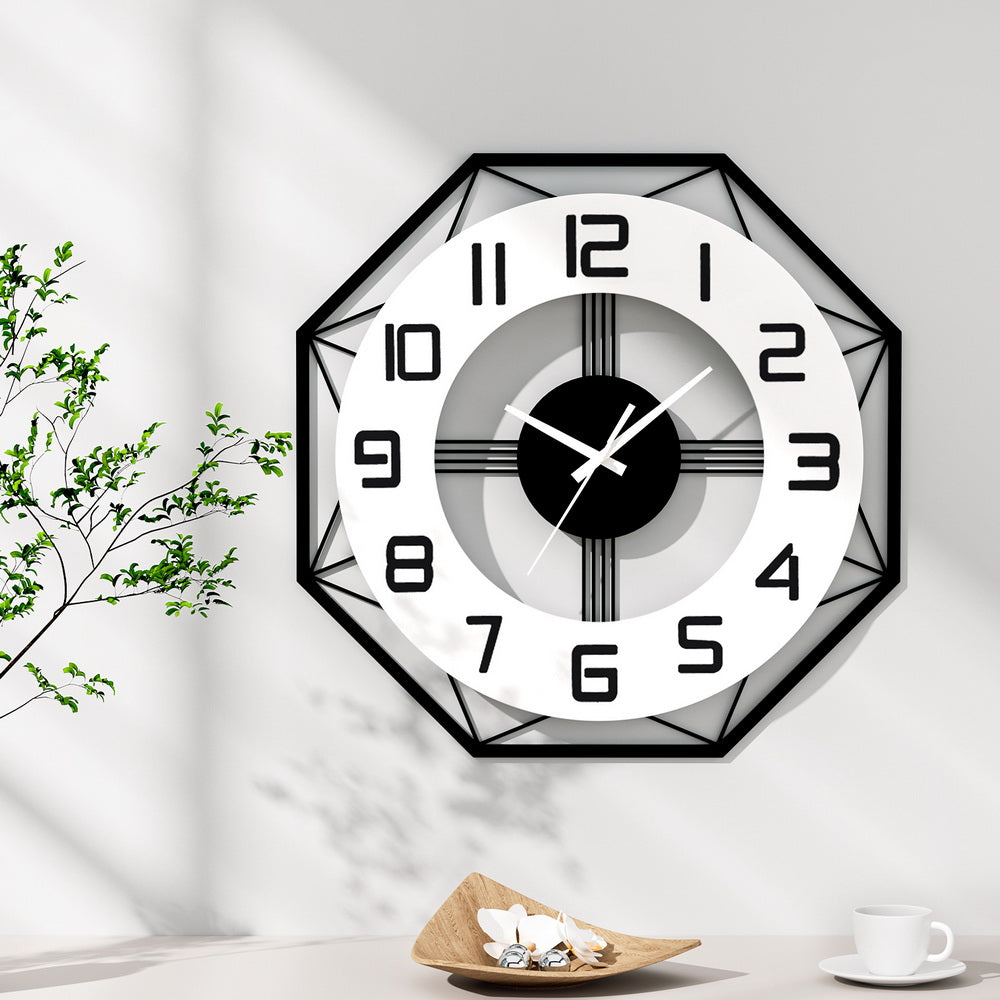 60CM Wall Clock Octagon