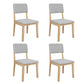 Levede Dining Chairs 4 Upholstered Kitchen Chair