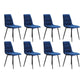 Levede 4x Dining Chairs Kitchen Velvet Blue