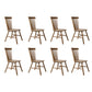 Levede 8x Dining Chairs Kitchen Windor Oak