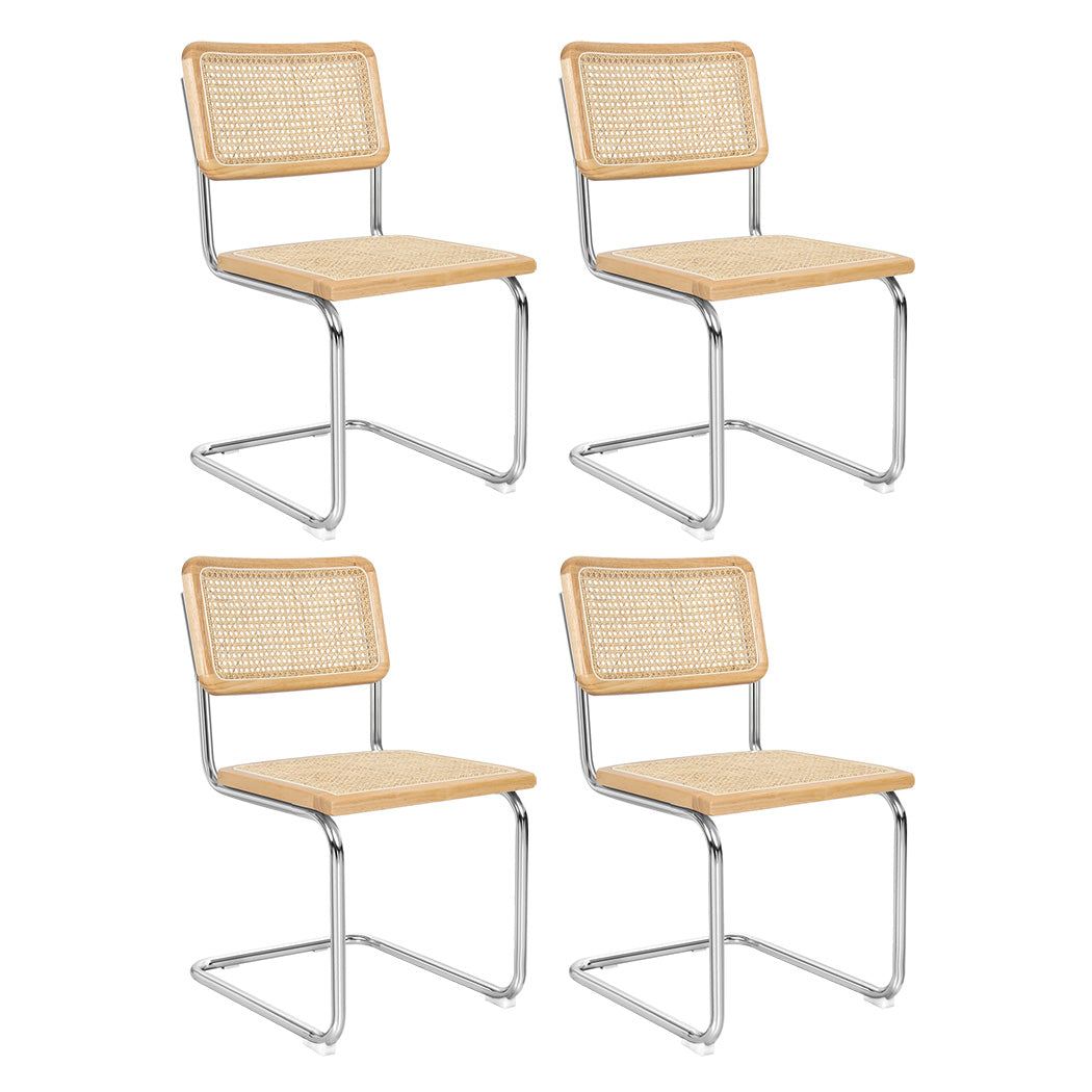 Levede 4x Rattan Chair Dining Chairs