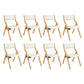 Levede 8x Dining Chairs Foldable PU Beige