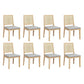 Levede 8XCane Dining Chair Rattan Armless Seat