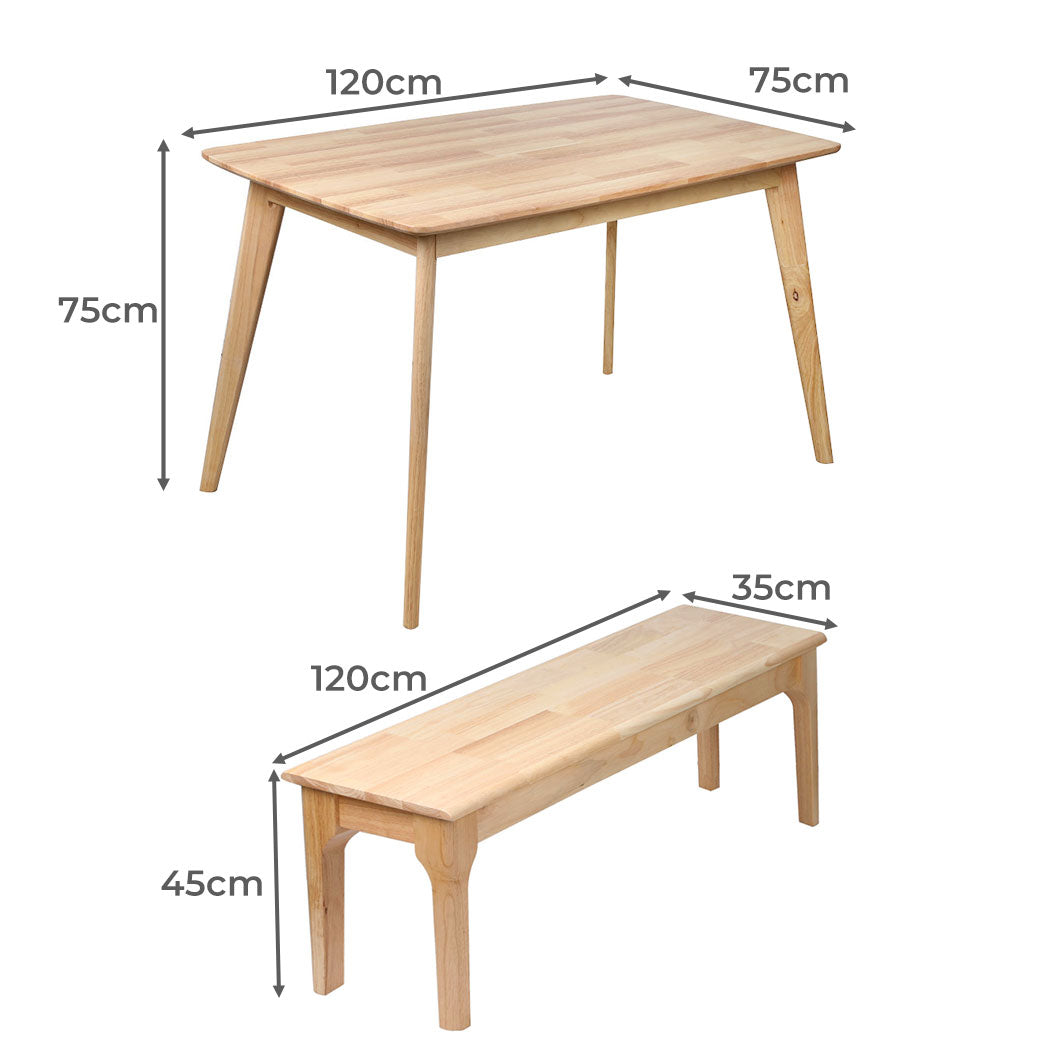 Levede Dining Sets 1XTable+1XBench Chair