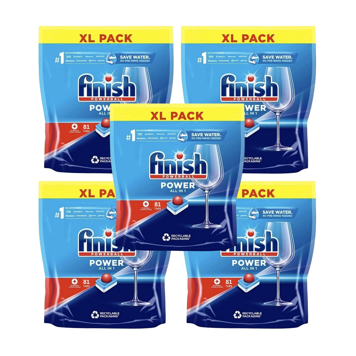 Finish Power x 405 Dishwashing Tablets