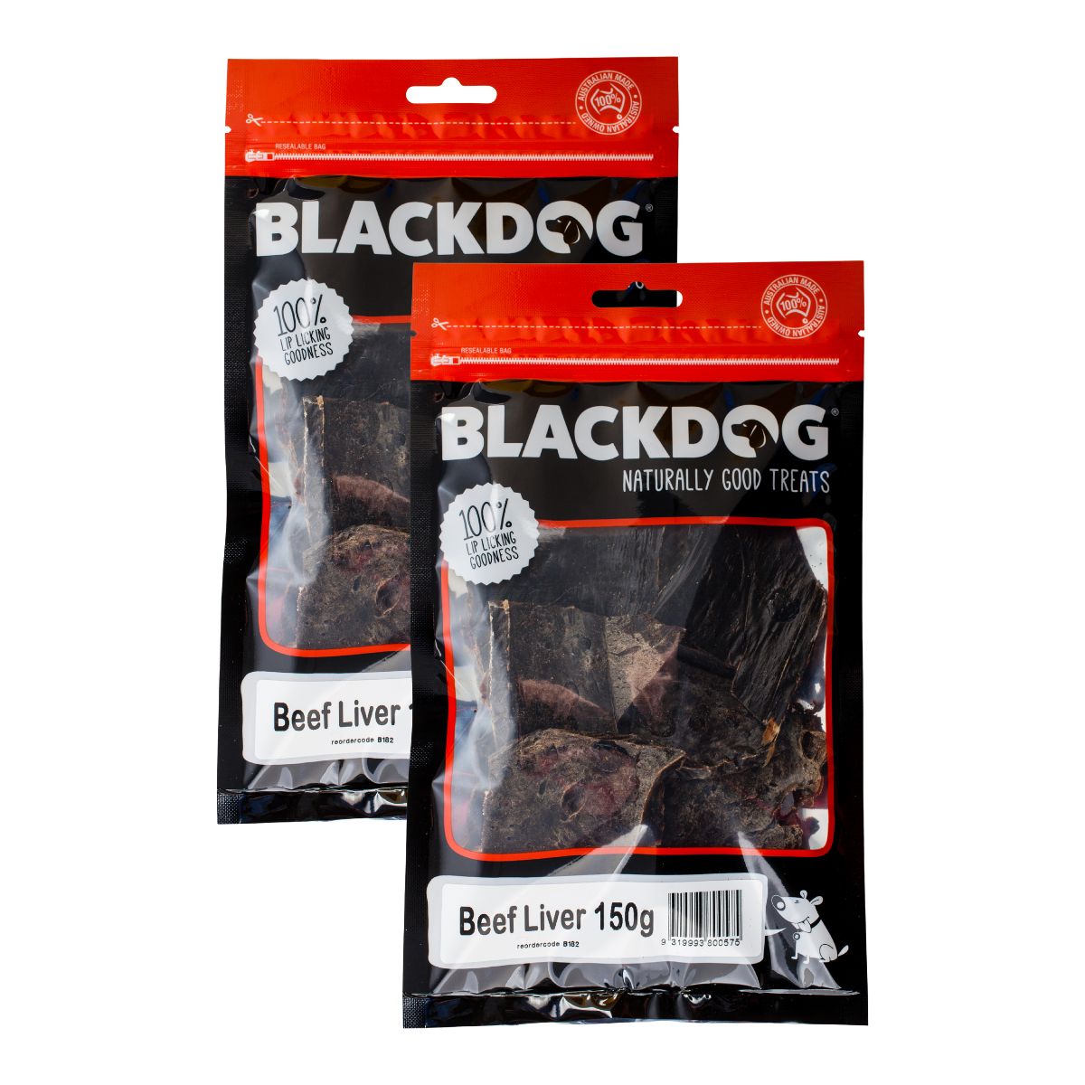 Blackdog Beef Liver 150g x 2pk