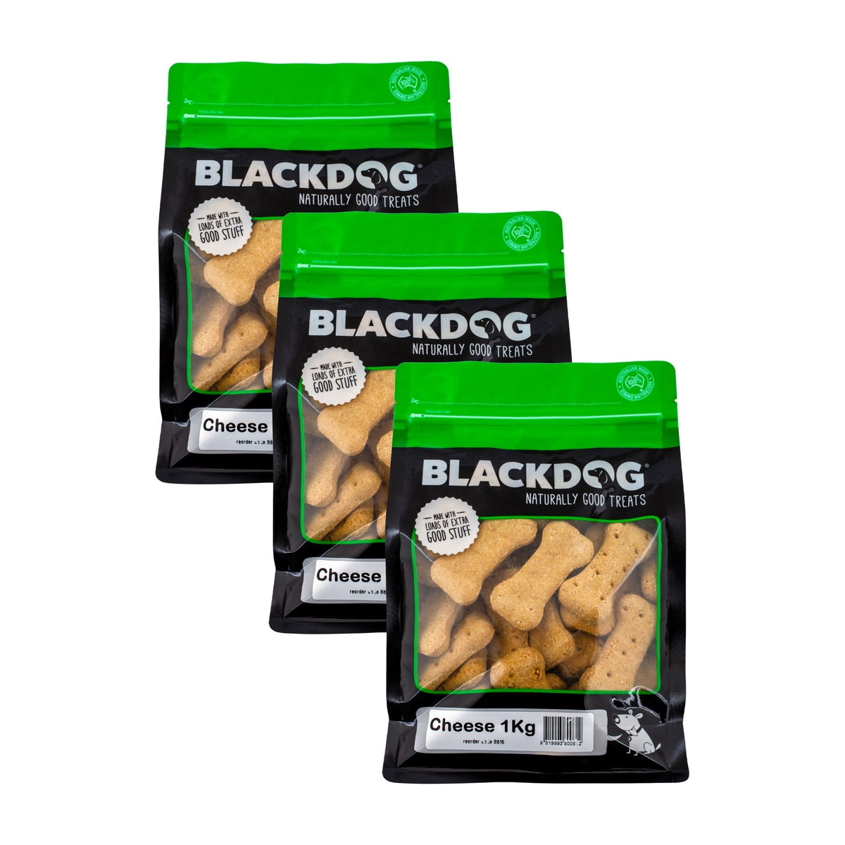Blackdog Cheese Biscuits 1kg x 3pk