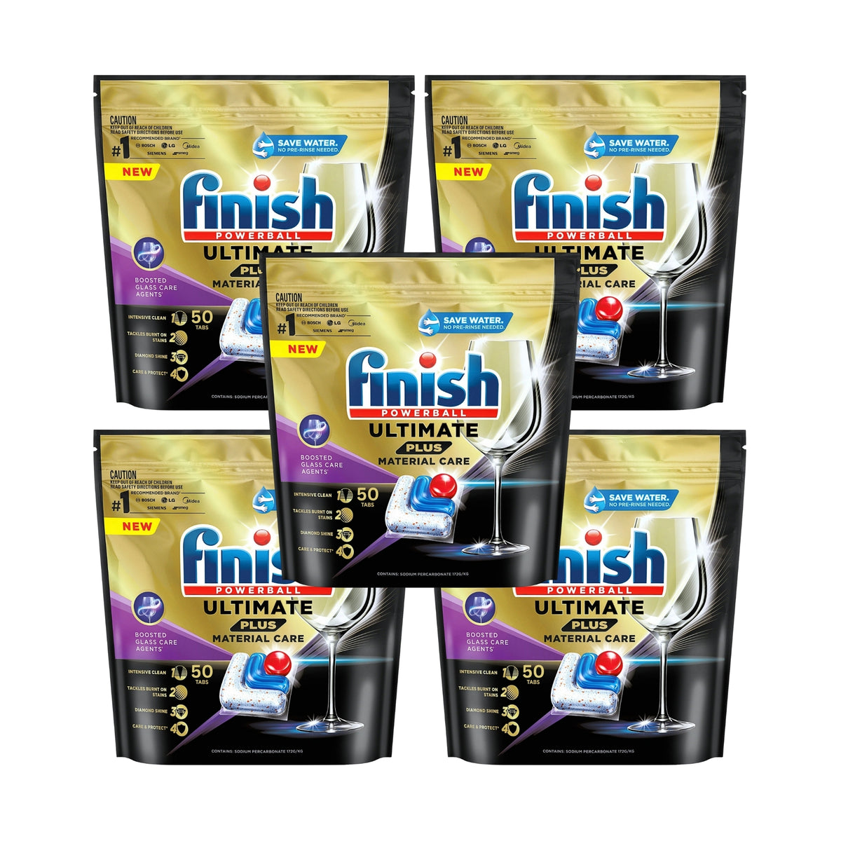 Finish Ultimate Plus Material Care x 250 Dishwasher Tablets