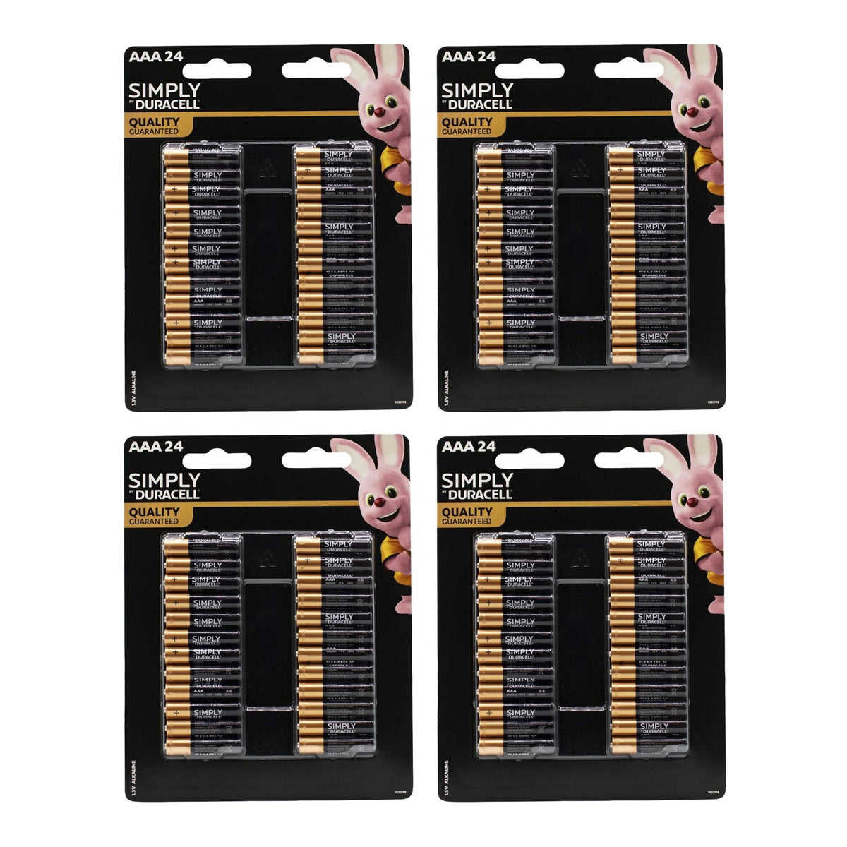 Duracell AAA Batteries 24pk x4