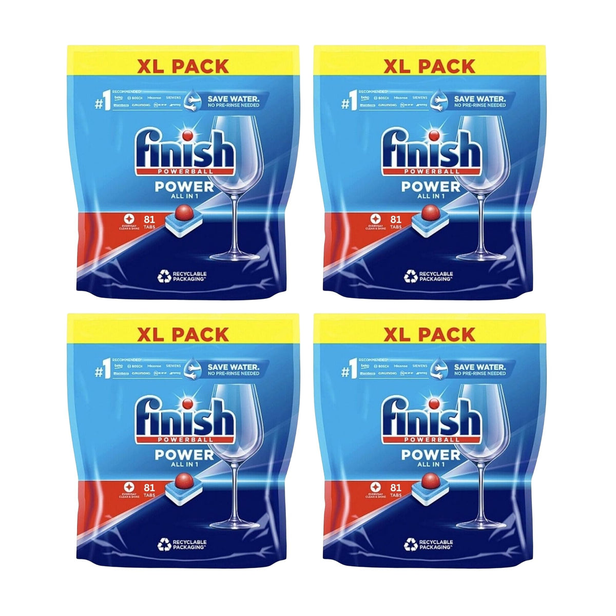 Finish Power x 324 Dishwashing Tablets