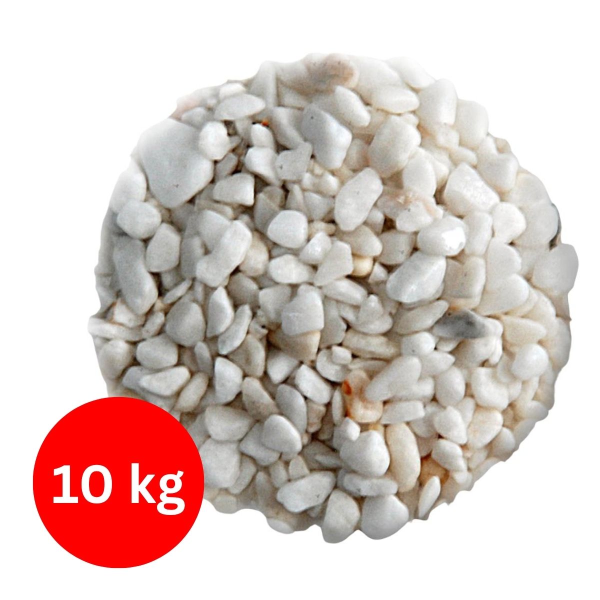 2x Showmaster 4-6mm Snow White Pebbles 5kg