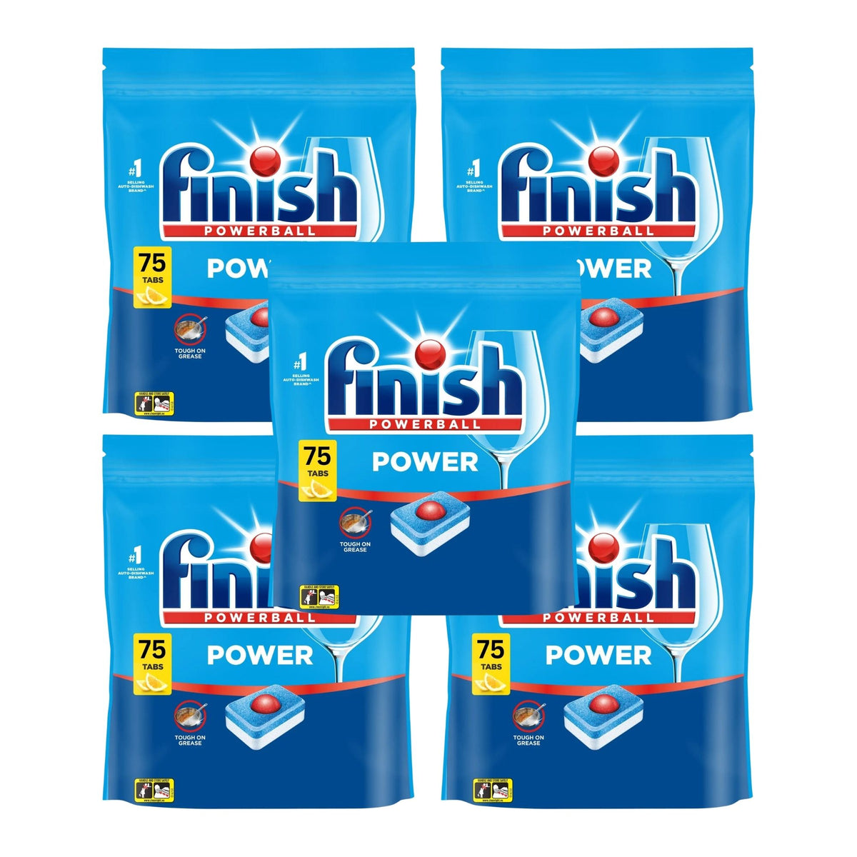 Finish Power Lemon x 375 Dishwashing Tablets