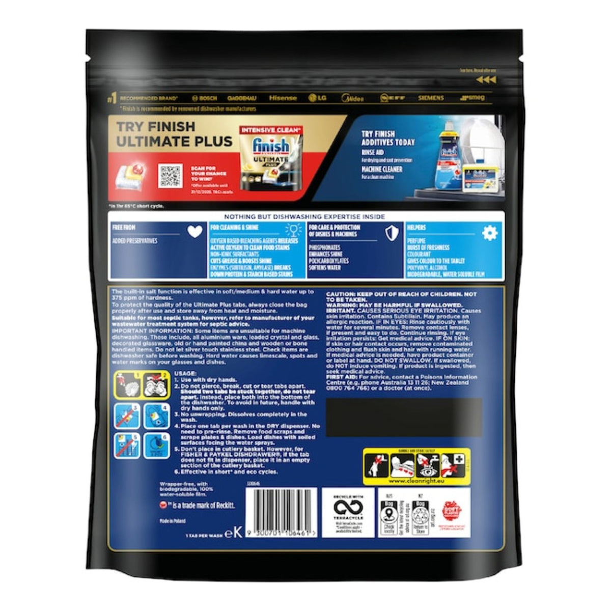 Finish Ultimate Plus x 45 Lemon Dishwasher Tablets