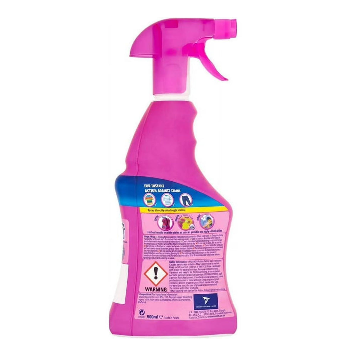 Vanish Oxi Action 500ml Carpet & Upholstery Stain Remover x3
