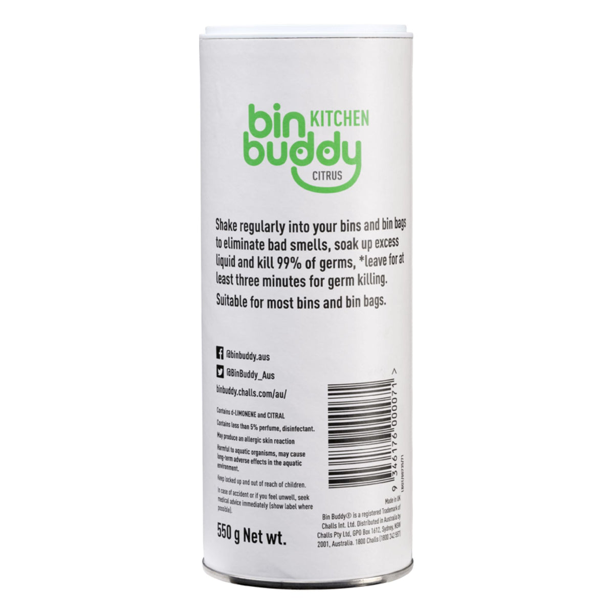 Bin Buddy Citrus 550g Power