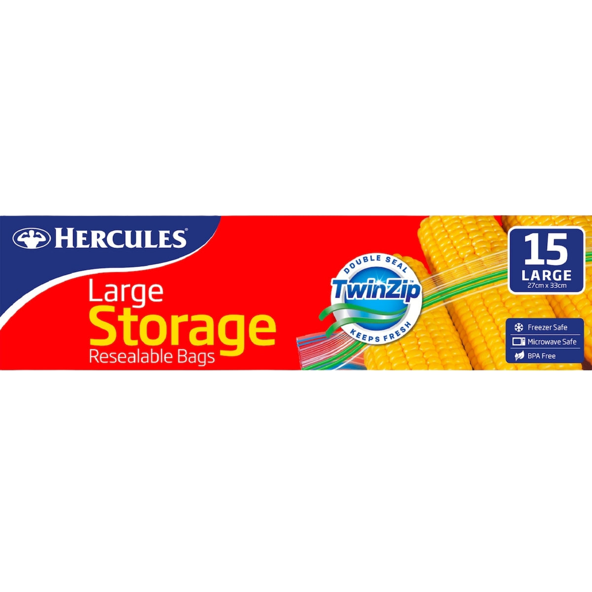 Hercules Large Storage Bags 15pk x 12