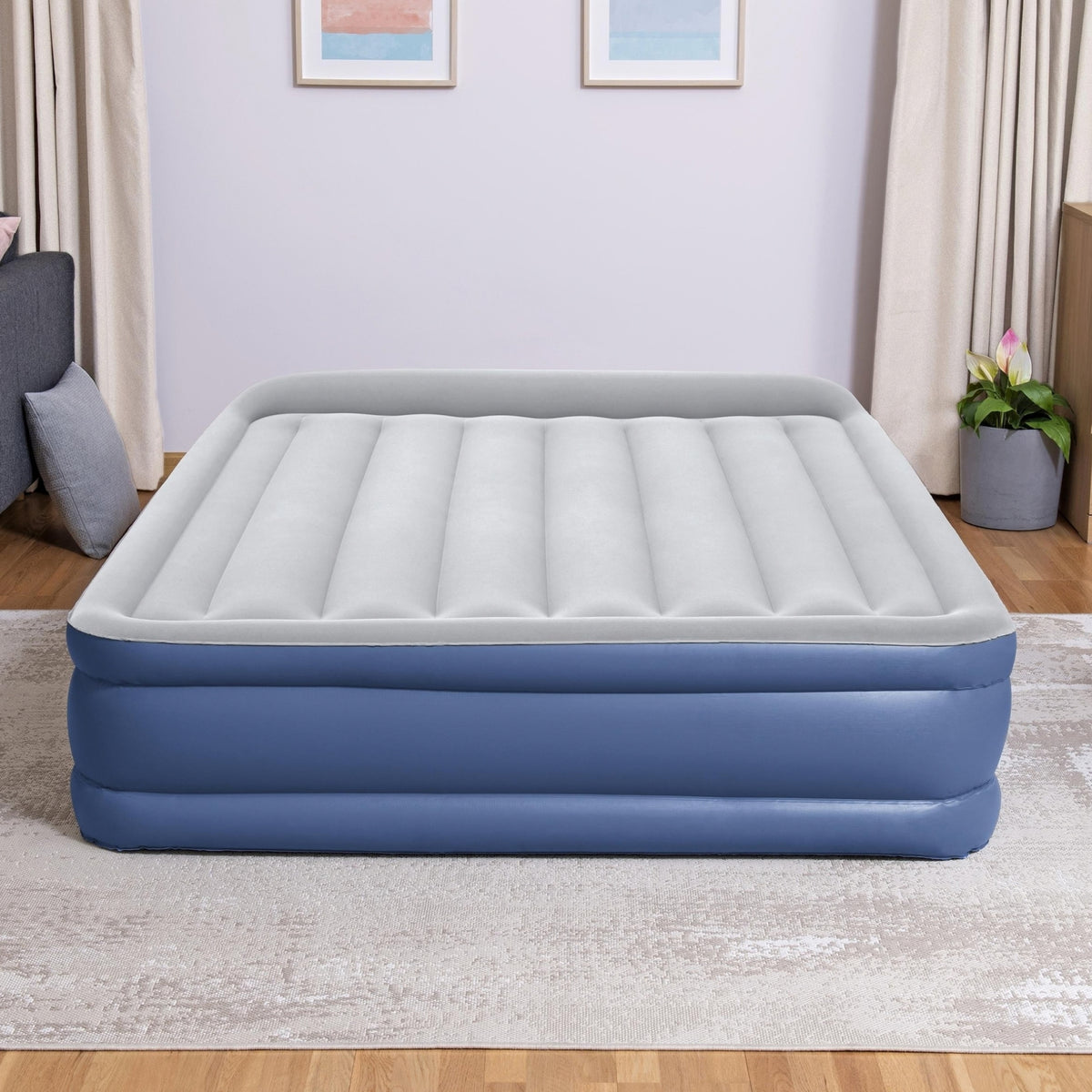 Bestway Queen Tritech Air Mattress with Built in Pump