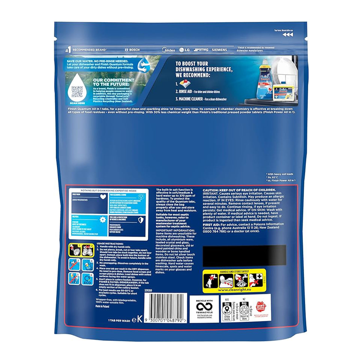 Finish Quantum 180 Dishwasher Tablets