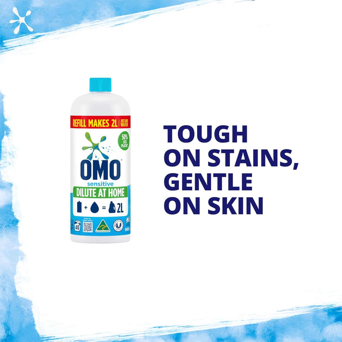 OMO Sensitive Laundry Liquid 665mL