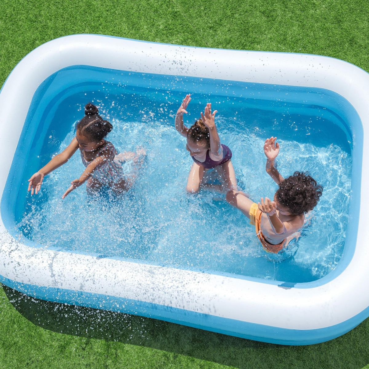 Bestway Rectangular Blue Family Pool