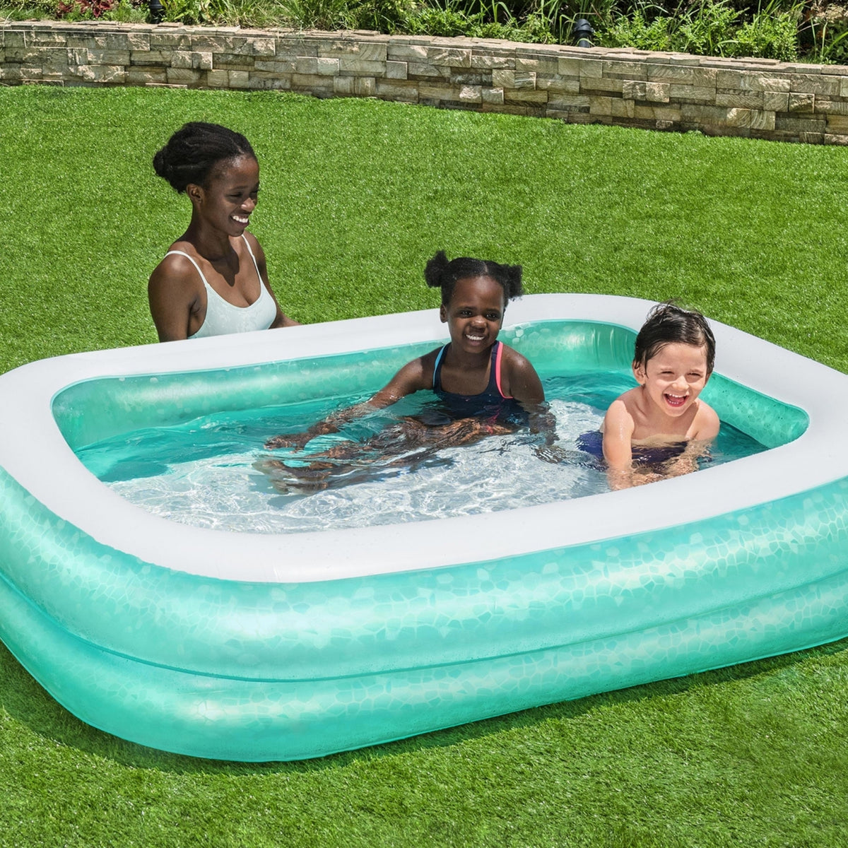 Bestway Rectangular Teal Family Pool