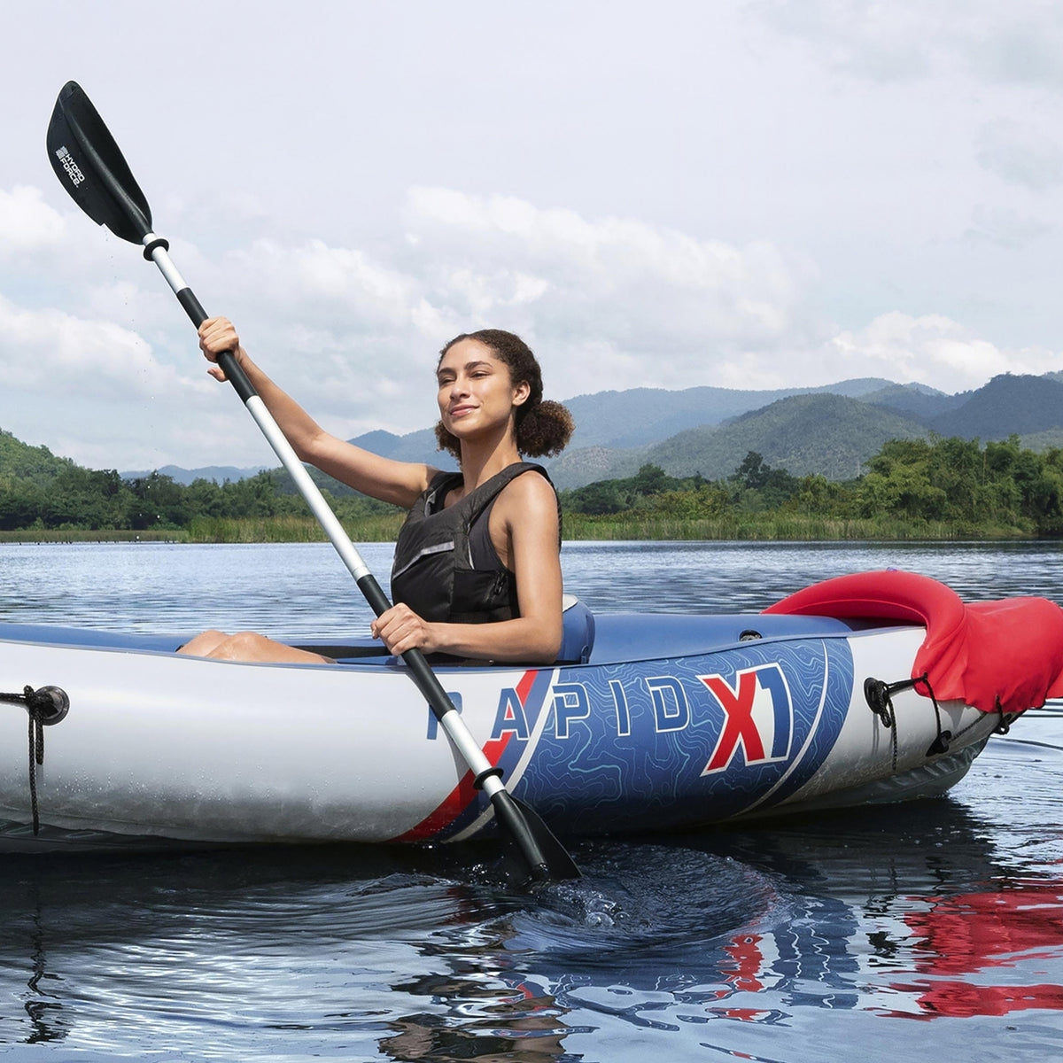Hydro Force Rapid X1 Inflatable Kayak Set