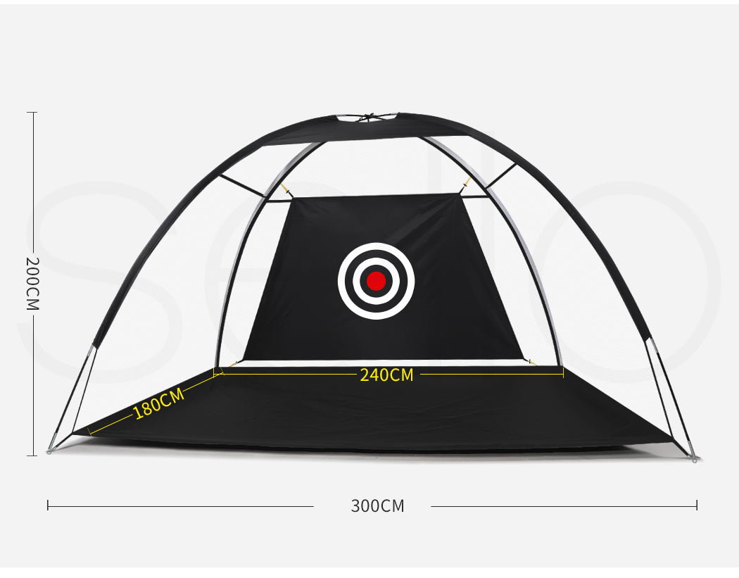 Centra 3M Golf Practice Net Hitting Black